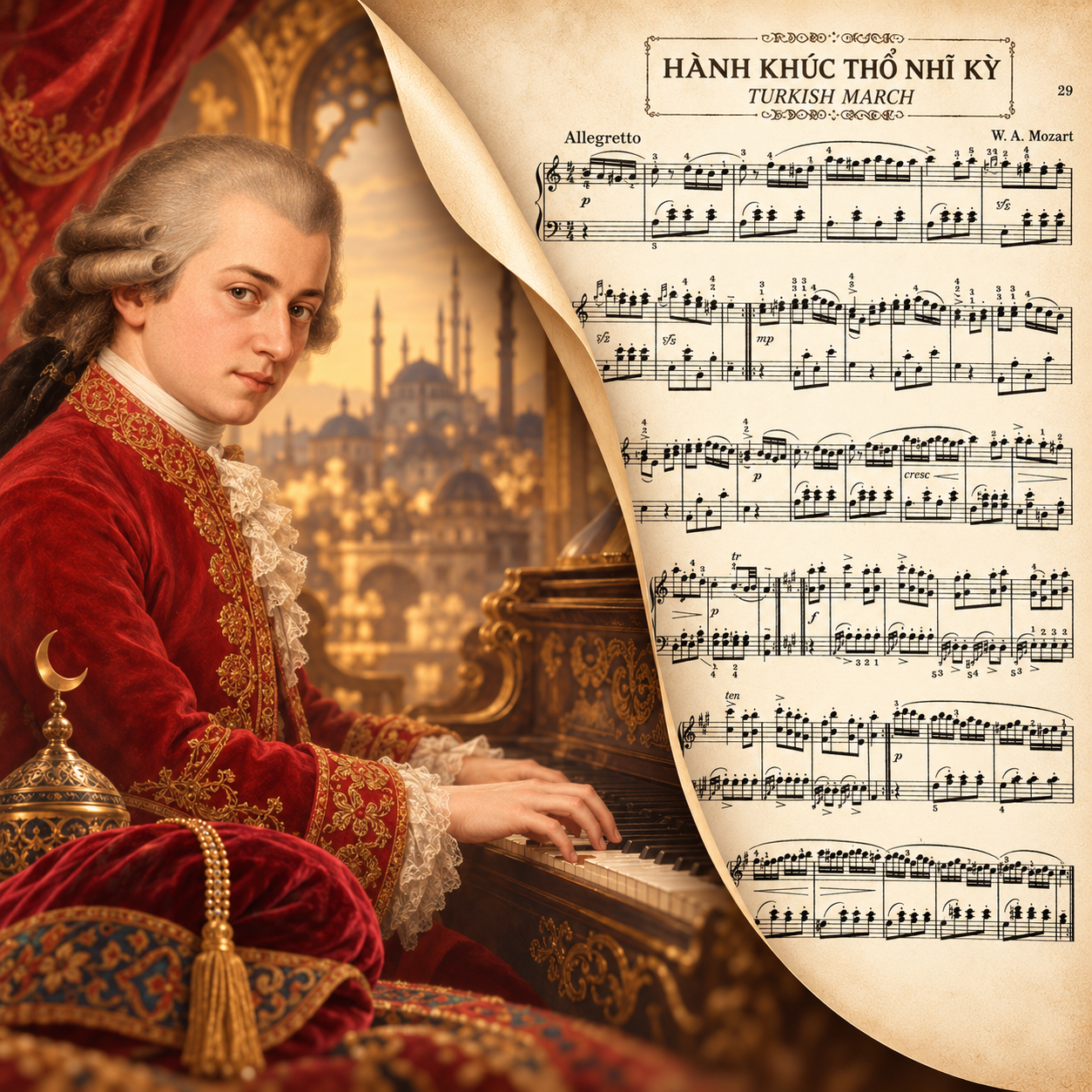 Turkish March (Rondo alla Turca) | Piano & Orchestra